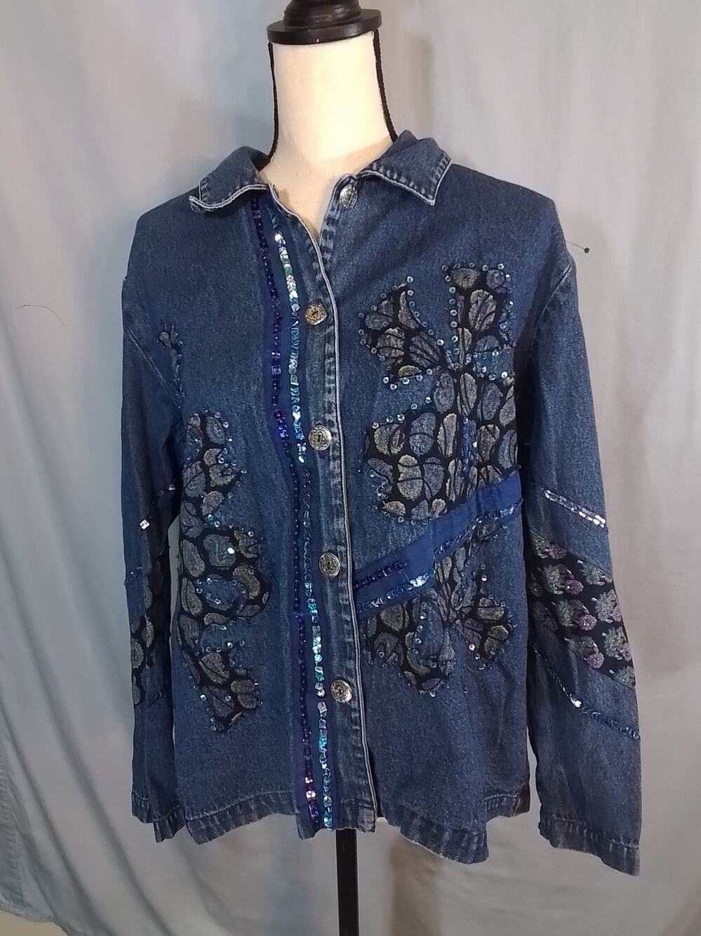 Mirasol Vintage Denim Shirt Jacket